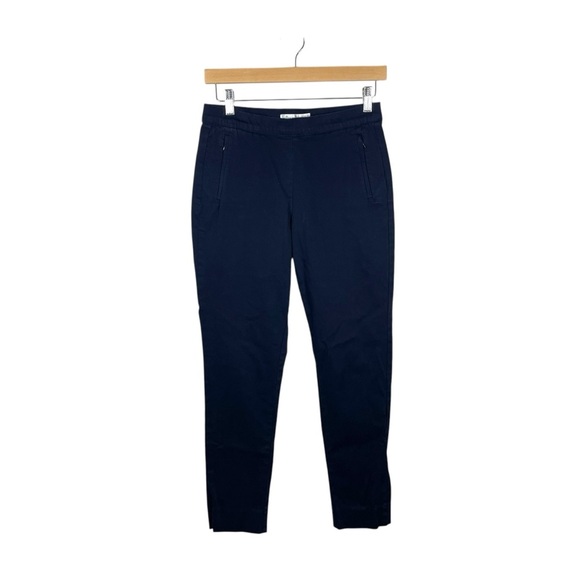Peter Millar Women’s Karlie Pull On Tapered Trousers in Navy Blue Size S - Picture 1 of 8